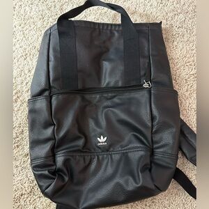 Adidas Faux Leather Backpack